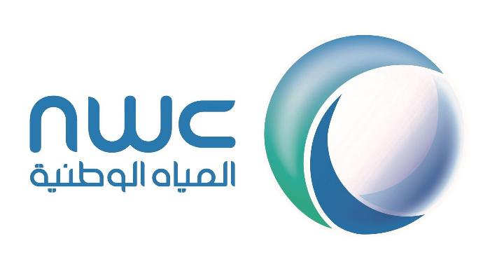 Logo featuring the letters "NWC" in blue, with Arabic text below, and a circular graphic in green and blue.